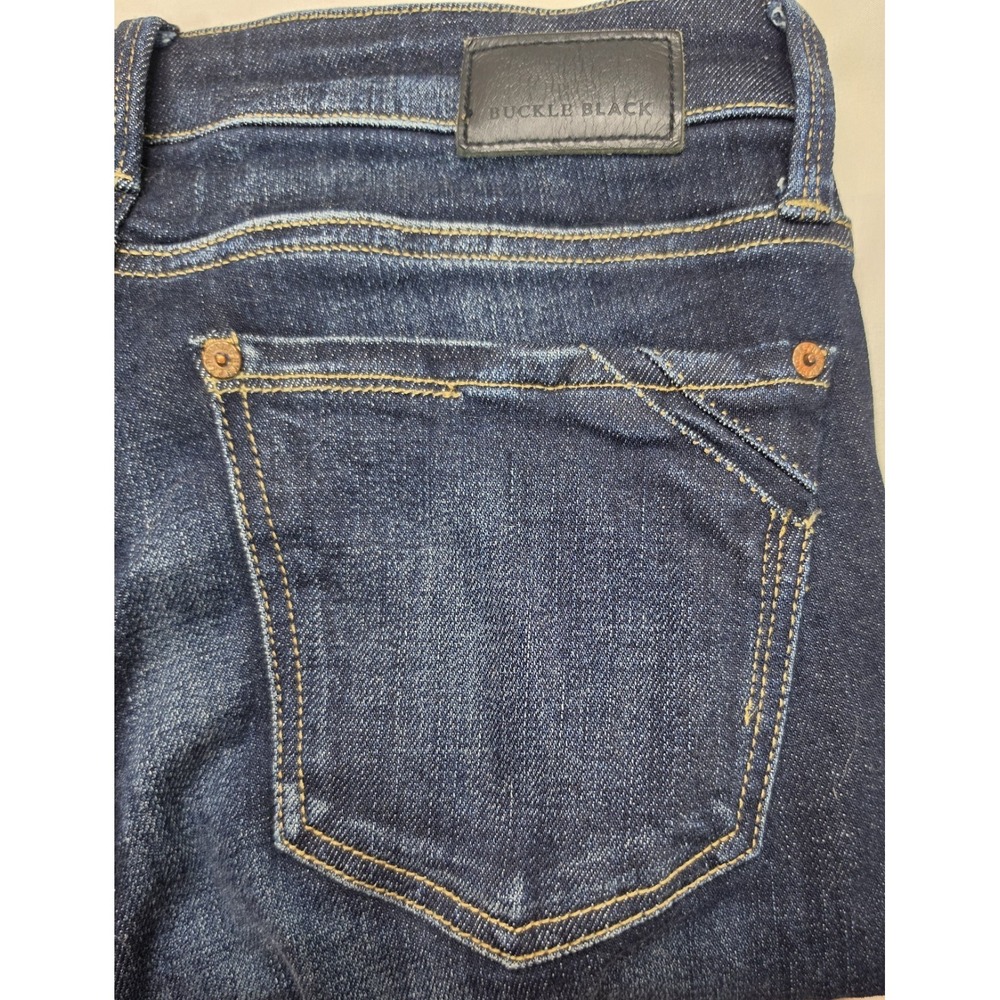 🔥 Buckle Black Fit No. 53 Women's Mid-Rise Flare Stretch Jean Size 27x32 🔥